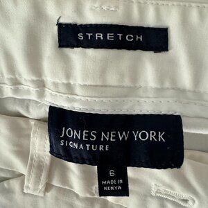 Jones New York Signature Women's Pant - Gently Used - White - Size 6